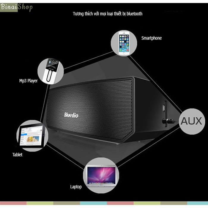 Loa bluetooth Bluedio BS-3 chính hãng