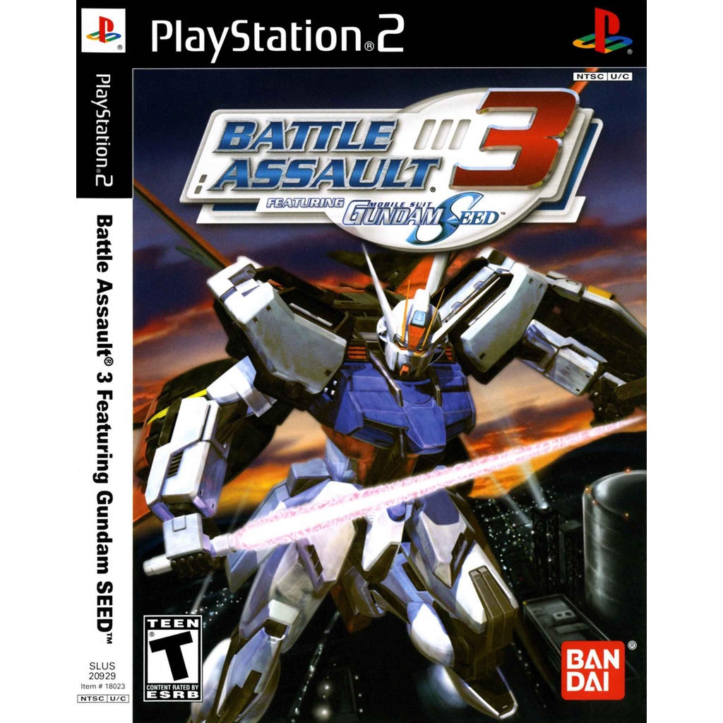 Đĩa Cd DVD GAME PS2 BATTLE ASSAULT 3
