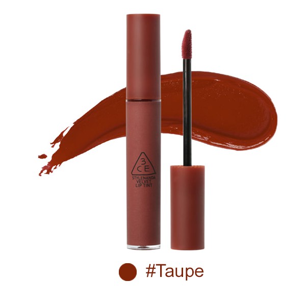 [Giá Tốt Nhất] Son 3CE Velvet Lip Tint Taupe Màu Đỏ Nâu