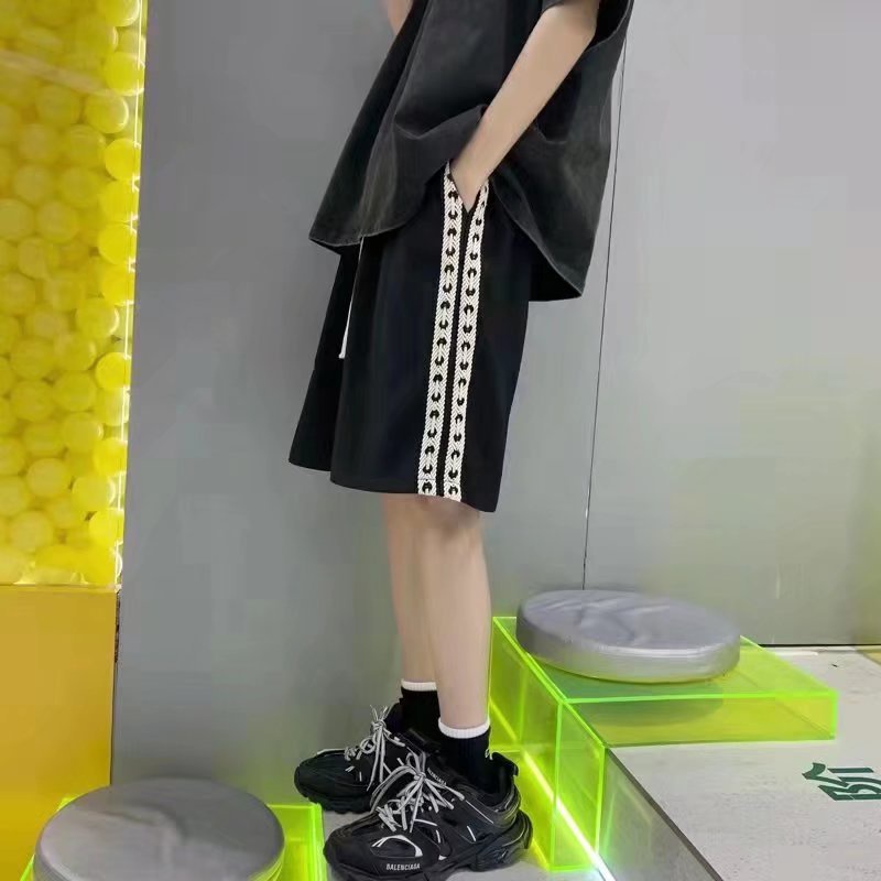Quần Short Nam Màu Sắc Tương Phản Phong Cách Mùa Hè FARUILINE MEN324
