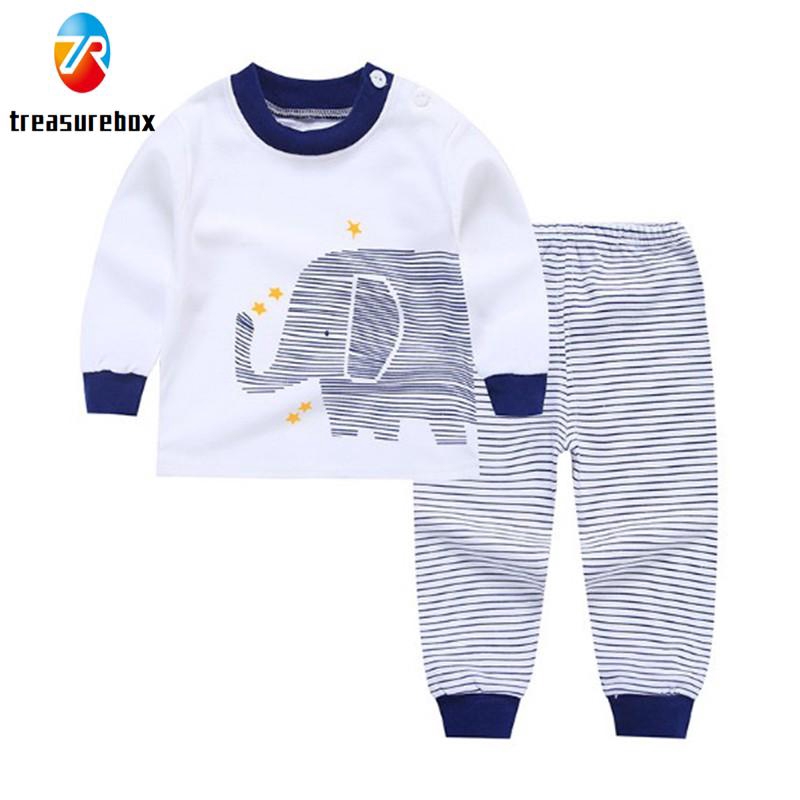 Bộ Đồ Ngủ 2 Món Áo Thun Cotton + Quần Dài Cho Bé