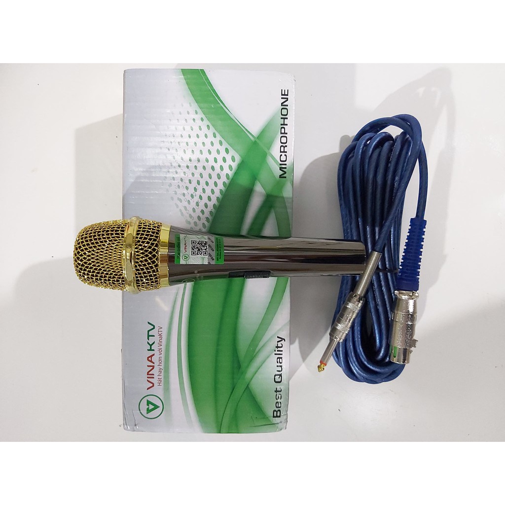 MICRO CÓ DÂY VINA KTV VN-939 PRO (MÀU GOLD)
