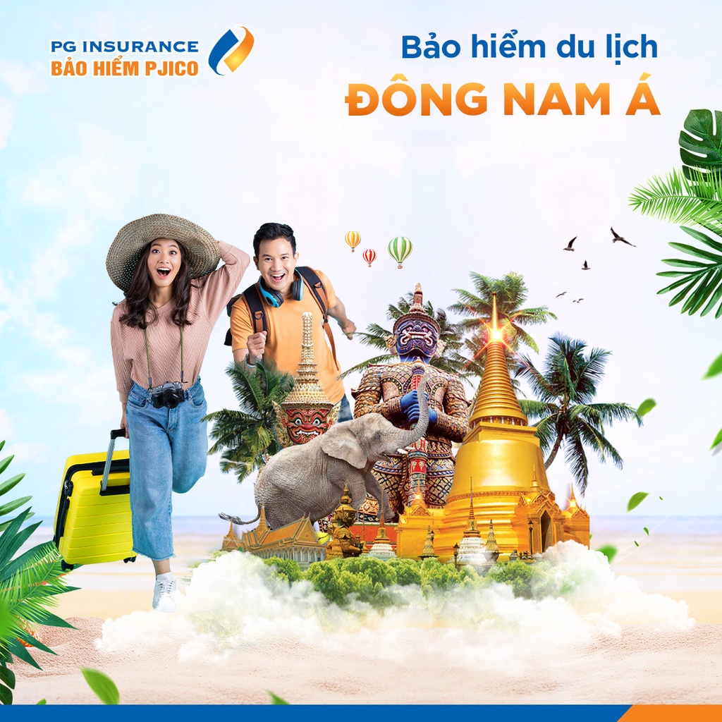 Toàn Quốc [E-voucher] PJICO - Bảo hiểm Du Lịch Đông Nam Á