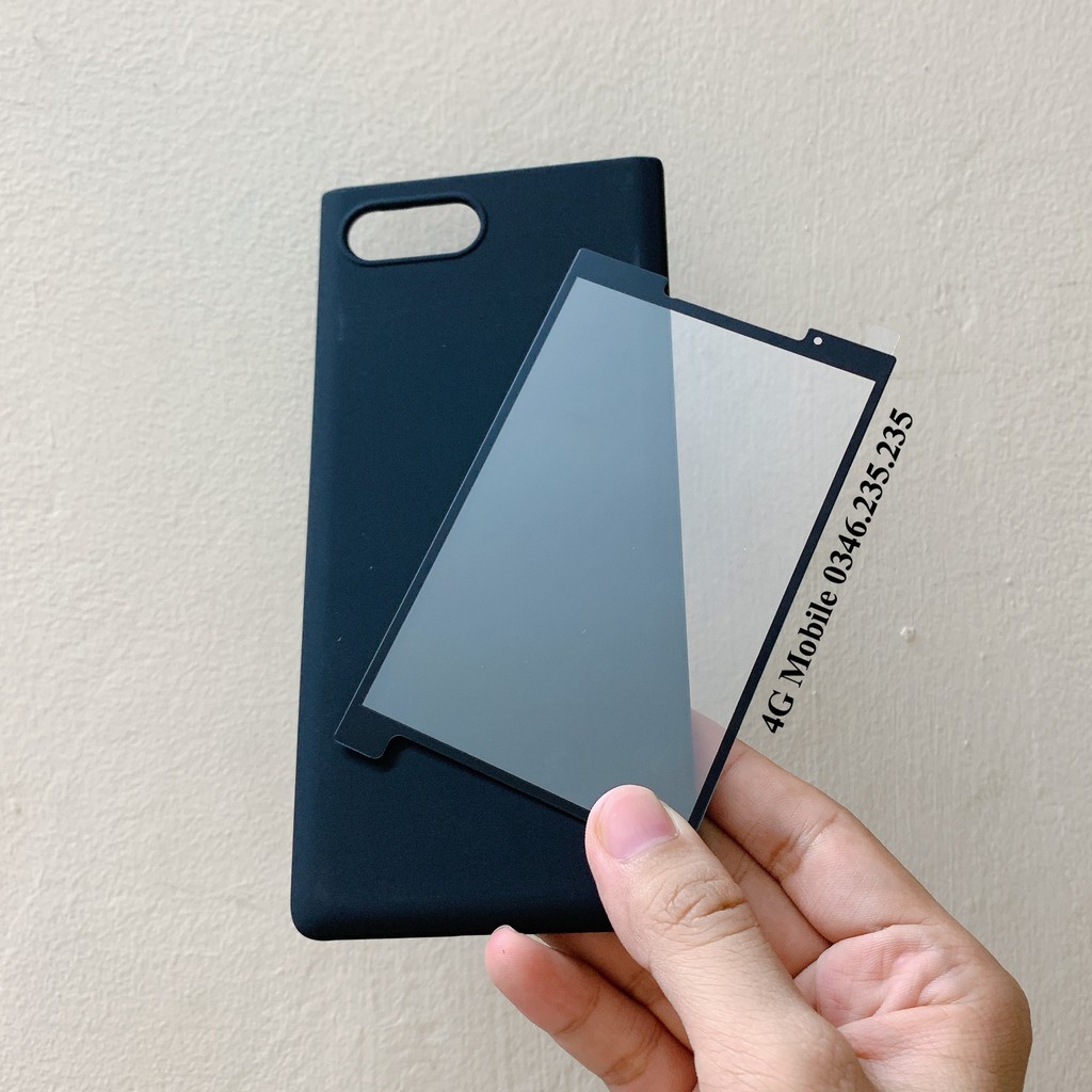 COMBO ỐP VÀ KÍNH CƯỜNG LỰC BLACKBERRY KEY 2