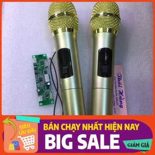 Mic không dây cho loa kéo UHF mạch rời .