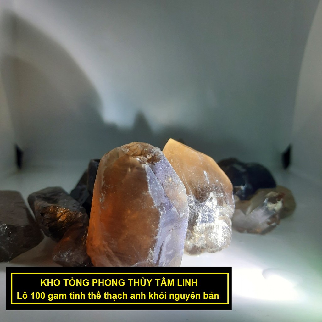 Thạch anh khói lô 100 gam| Kho tổng Phong Thủy Tâm Linh | BigBuy360 - bigbuy360.vn