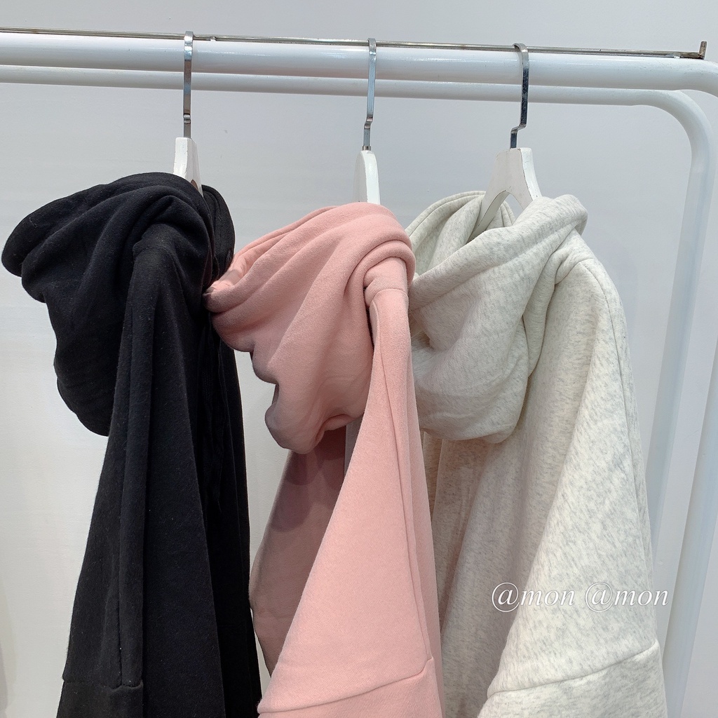 2101052 Hoodie nỉ bông siêu to khổng lồ - áo nỉ chui nữ ulzzang form siêu to và dài rộng. | BigBuy360 - bigbuy360.vn