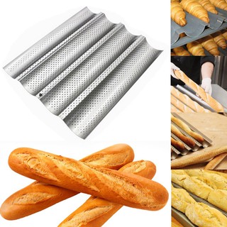 Khay nướng bánh mì 4 rãnh 38x33x2.5cm