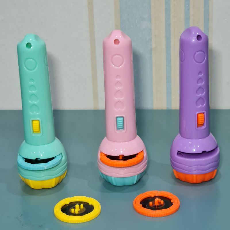 Đèn pin chiếu hình cho bé 24 hình động vật sắc nét BENZ STORE  DP00