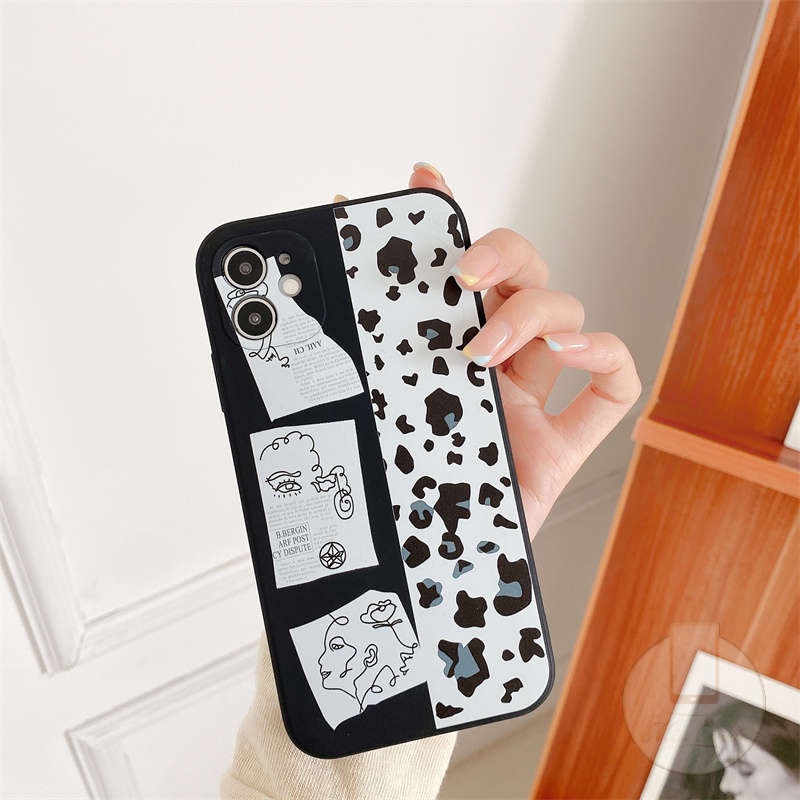 Ốp lưng TPU họa tiết da báo cho Samsung A72 A12 A32 A50s A52 A51 A71 A21s A10s A02s A20s A31 A12 A11 M12 M11 A20 A30