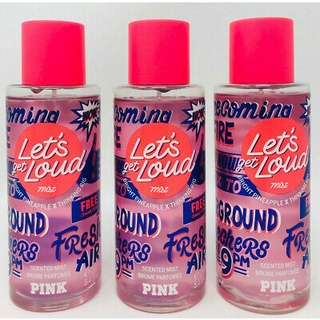 Xịt thơm 𝗩𝗜𝗖𝗧𝗢𝗥𝗜𝗔'𝗦 𝗦𝗘𝗖𝗥𝗘𝗧 pink let's get loud 30ml/50ml/100ml ____bath.bodyworks
