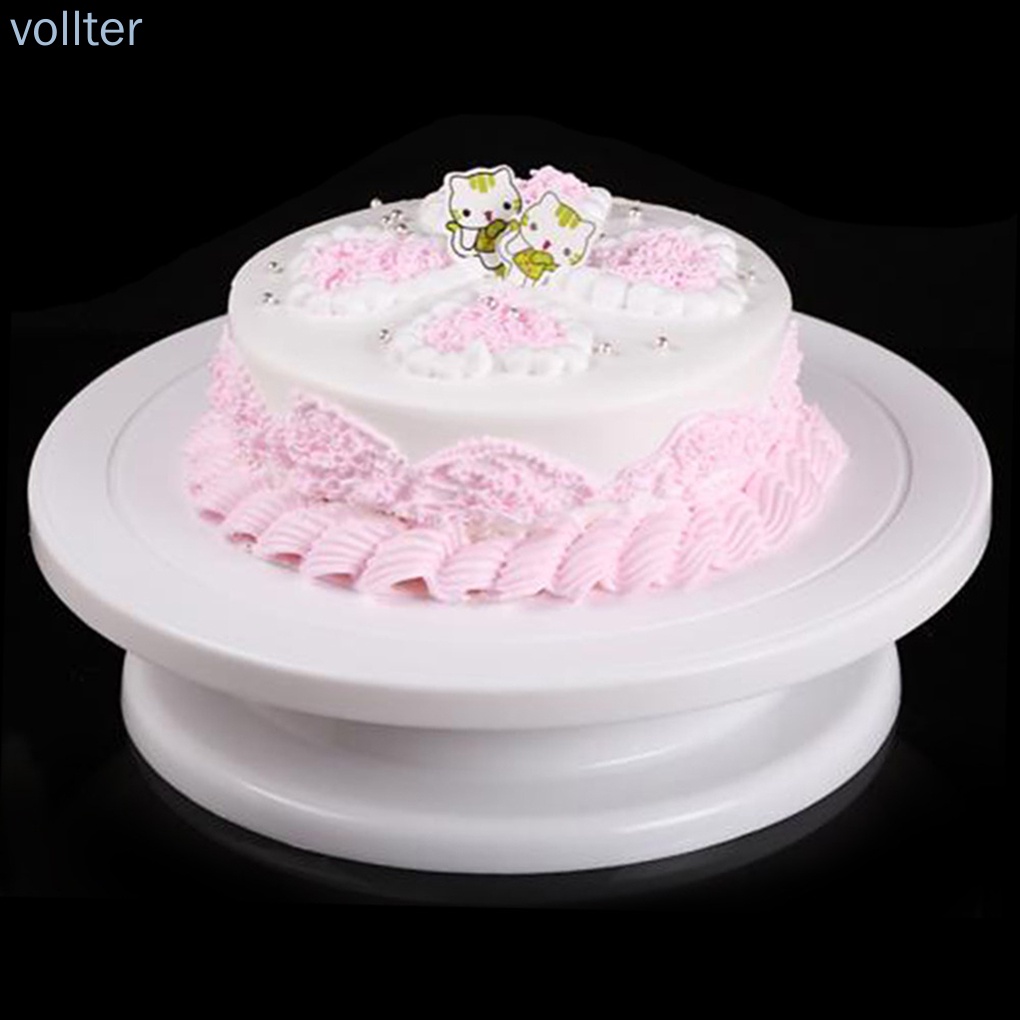 Bàn xoay bằng nhựa chống trượt dùng trang trí bánh DIY