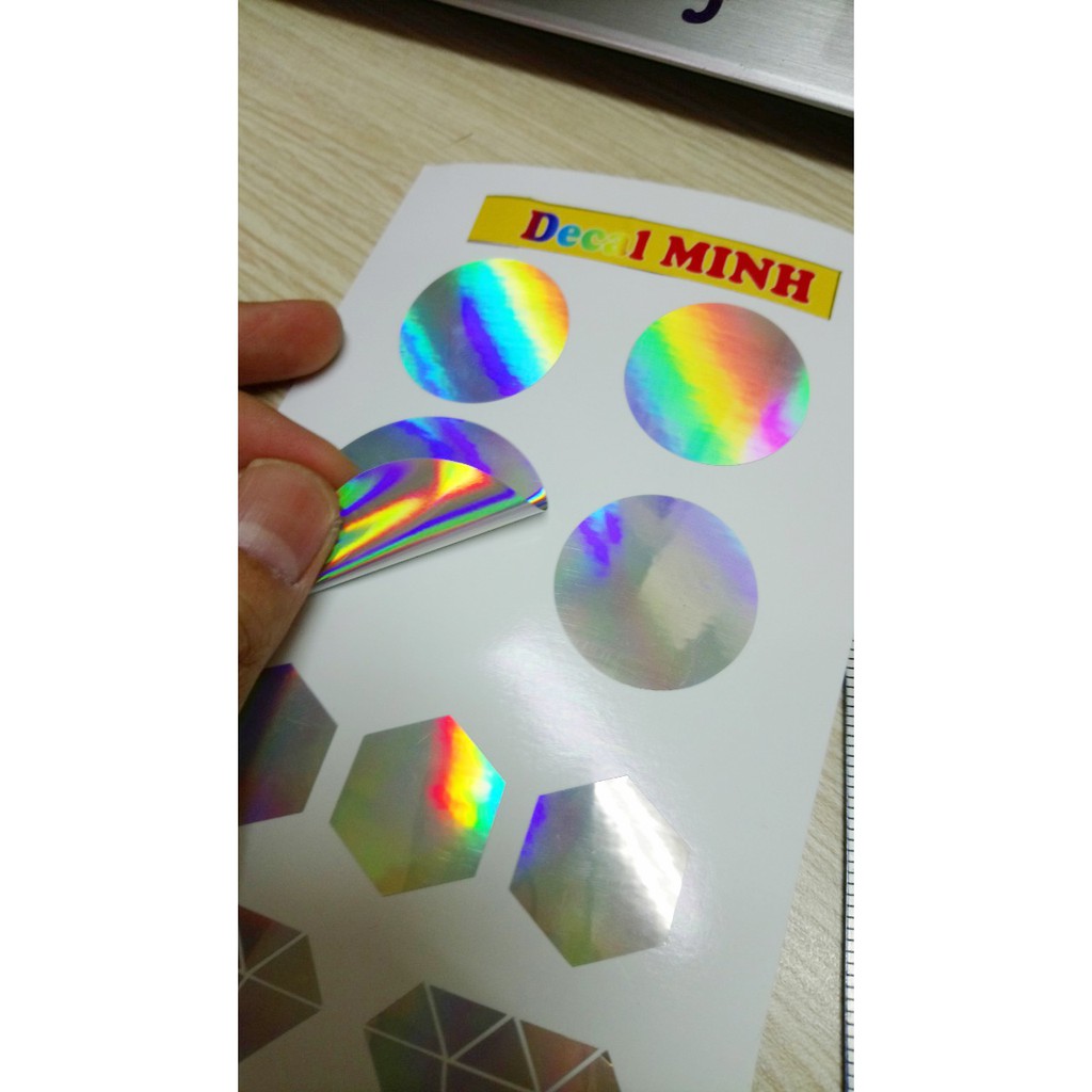 Combo 5 mét Decal 7 màu chuyển sắn dán trang trí nhà cửa (màu Hologram)