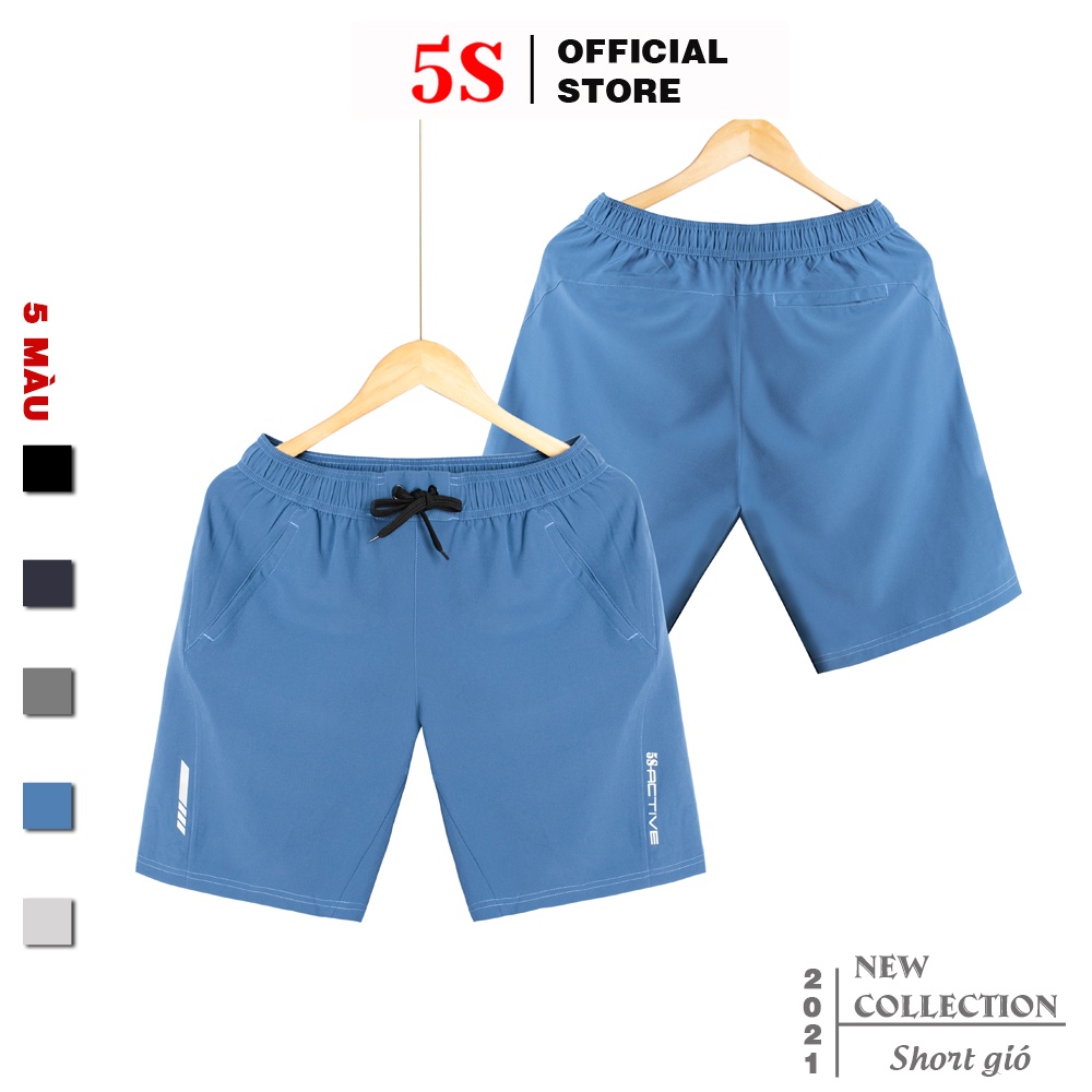 [Mã FAMALLT5 giảm 15% đơn 150K] Quần Short Nam 5S (5 màu), Vải Gió Mềm Mại, Kiểu Dáng Thể Thao (QSG002S1-01)