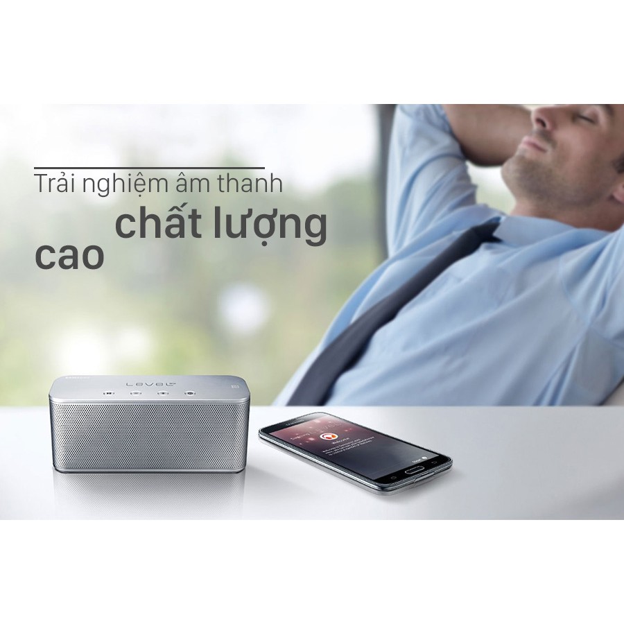 Loa Bluetooth Samsung Level Box Mini - Bạc - Hàng Chính Hãng