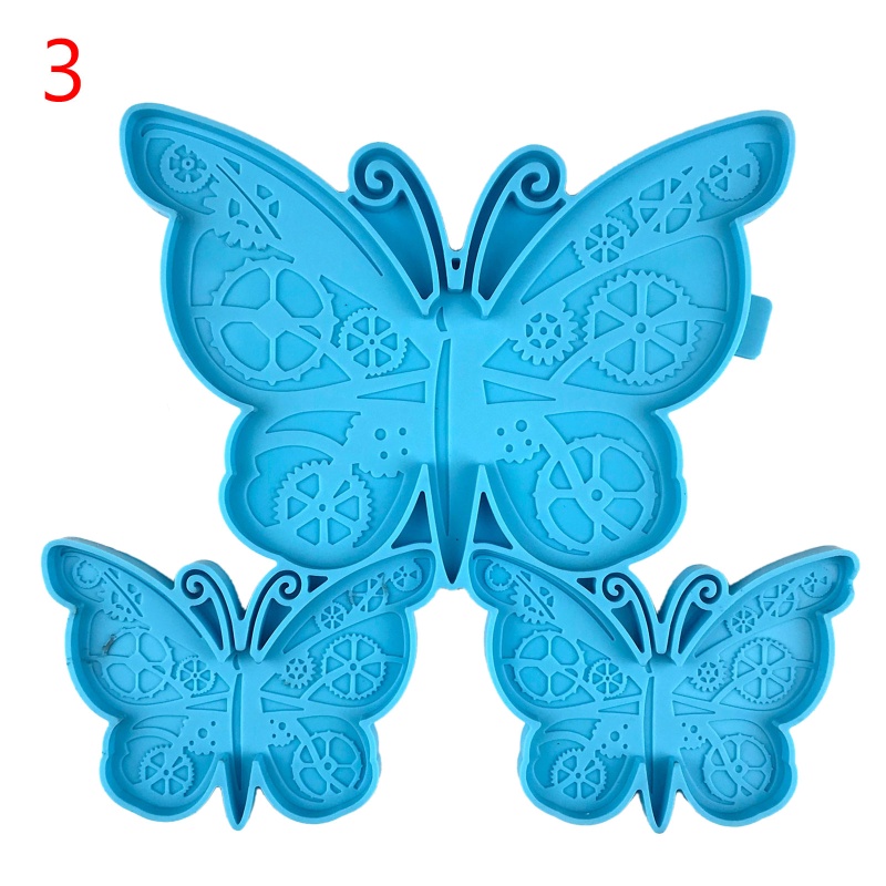 Khuôn Silicone Làm Bánh Hình Bươm Bướm Trái Tim Xinh Xắn