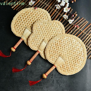 Bộ 3 Quạt Tròn Đan Tay Phong Cách Trung Hoa Thân Thiện Với Môi Trường Trang Trí Nhà Cửa