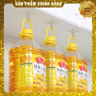Móc dán tường siêu dính chịu lực, móc dính tường trong suốt 6cmx6cm 1k