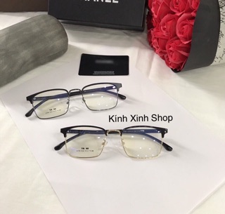Kính gọng nửa viền Mắt vuông Basic