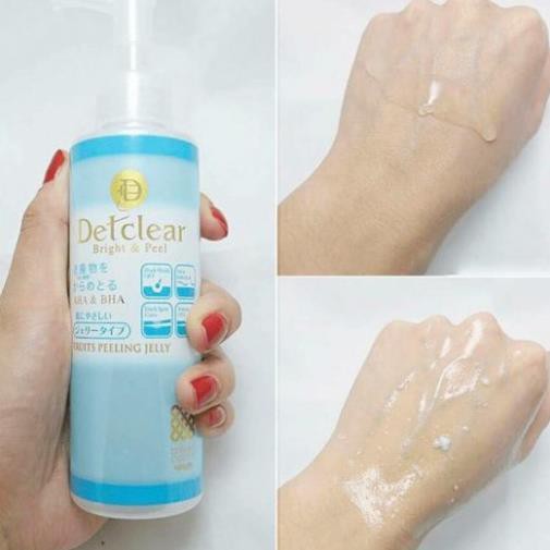 Gel tẩy da chết Detclear 180ml Nhật BảnCHÍNH HÃNG công dụng tuyệt vời loại bỏ tế bào chết già cỗi, làm sáng da