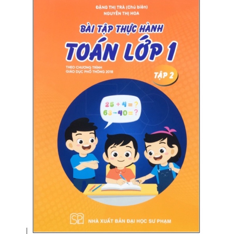 Sách - Bài tập thực hành Toán lớp 1 - Tập 2 (Theo chương trình giáo dục phổ thông Mới)