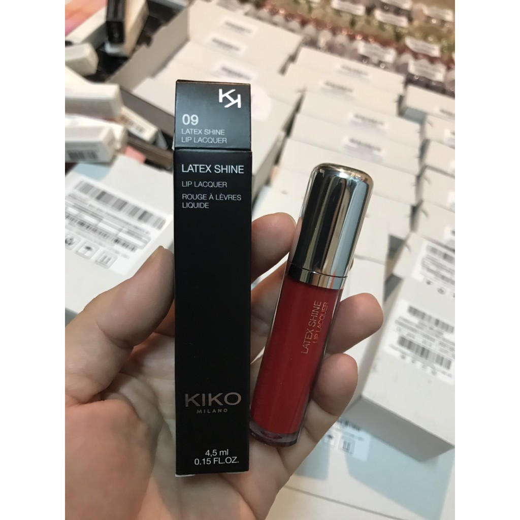 Son kem lì Pha bóng KIKO_Latex Shine Lip Lacquer