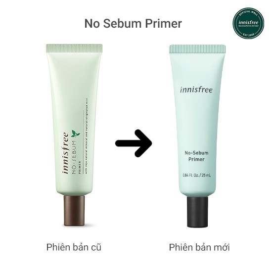 Kem lót trang điểm kiềm dầu innisfree No Sebum Primer 25ml | BigBuy360 - bigbuy360.vn