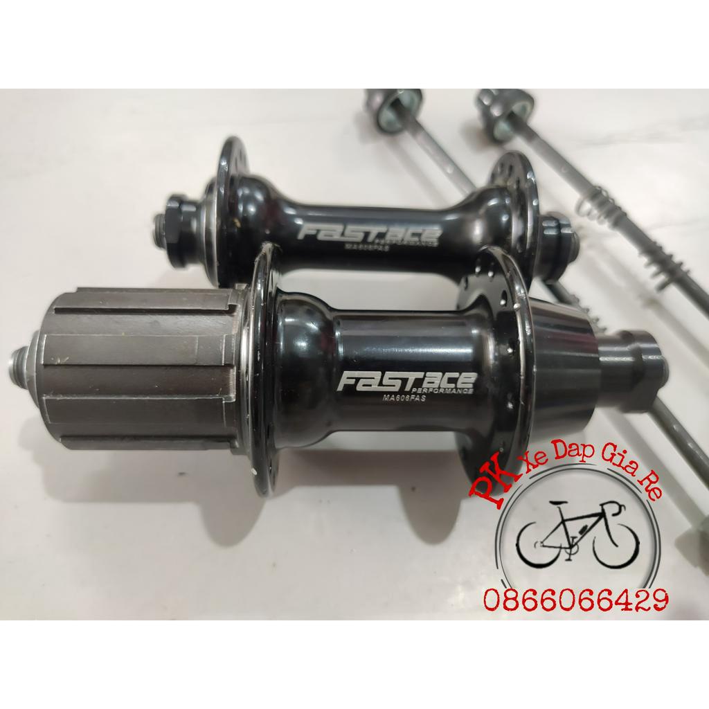 Đùm, Moayo nhôm FasTace 28-32-36 lỗ chạy bạc đạn, líp thả phanh U, V, Đùm FasTace cối líp thả 8/9/10