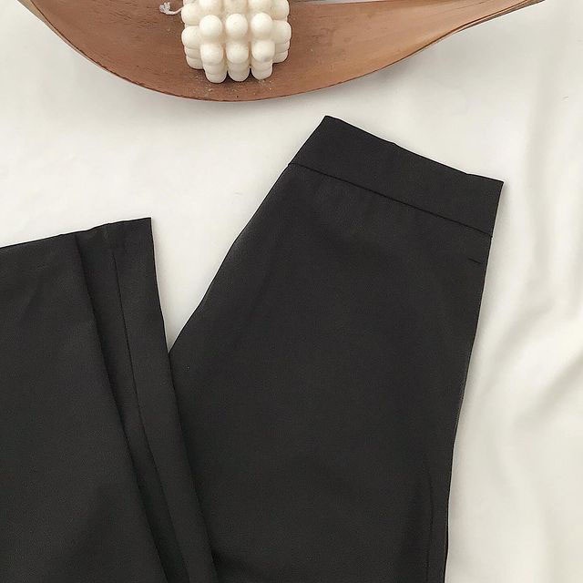 Quần Vải Ống Suông Nữ JEM CLOSET Dáng Baggy Ống Rộng Chất Tây Mịn Style Công Sở CHASE 2486