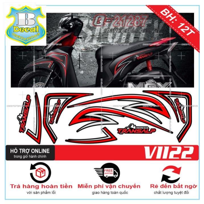 ( Quí khách vui lòng mang ra tiệm cho thợ dán ) Tem VISION 2016 DÁN XE ĐEN [Bi Decal]