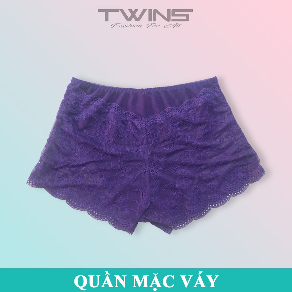 Quần lót nữ ren sexy cao cấp mặc trong váy SD1158 dạng đùi/ boxer thoải mái quyến rũ size dưới 55kg