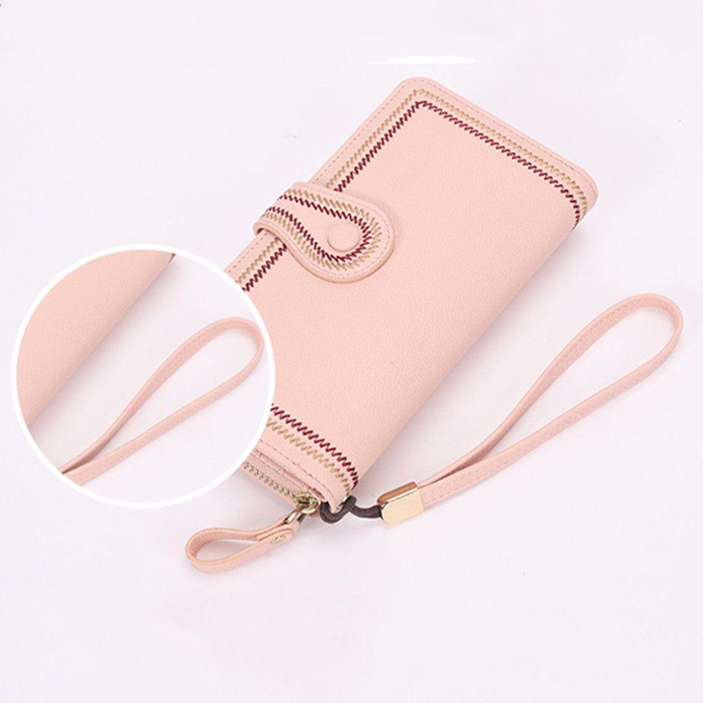 Ví Da Cầm Tay Có Khóa Kéo Thời Trang Cho Nữ