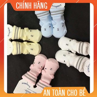 Combo 3 đôi tất sơ sinh/ Vớ sơ sinh bobowa size 0-6 tháng