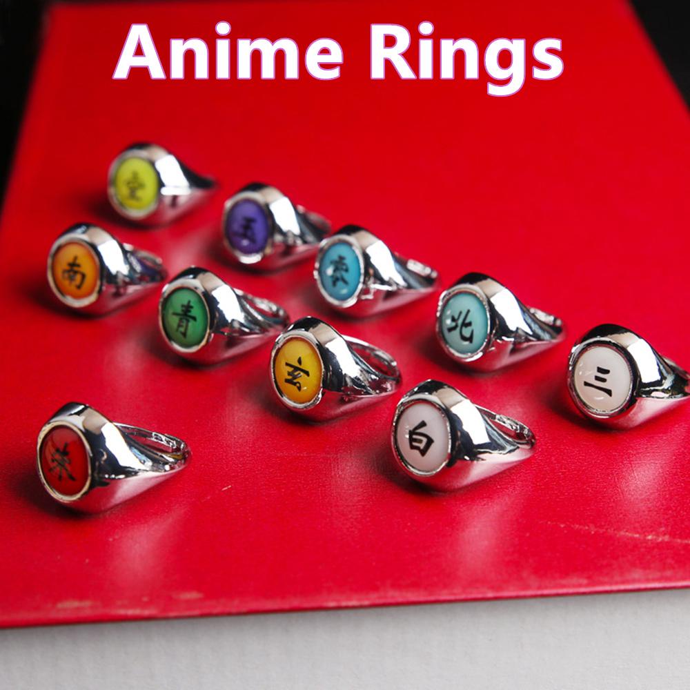 Nhẫn Anime Nhật Bản Akatsuki Itachi Pain Orojimaru DIY Cho Nam