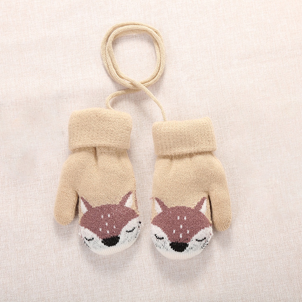 Găng Tay Con Cáo Giả Mềm Dễ Thương Cho Bé