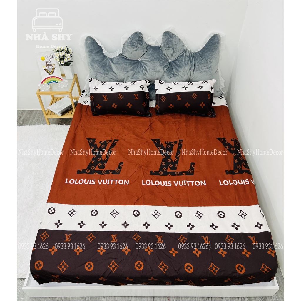 Bộ Ga Giuờng Cotton Poly 3 Món Chất Cotton Poly Hàng Việt Nam Sản Xuất - Set Ga + 2 Vỏ Gối Nằm | WebRaoVat - webraovat.net.vn