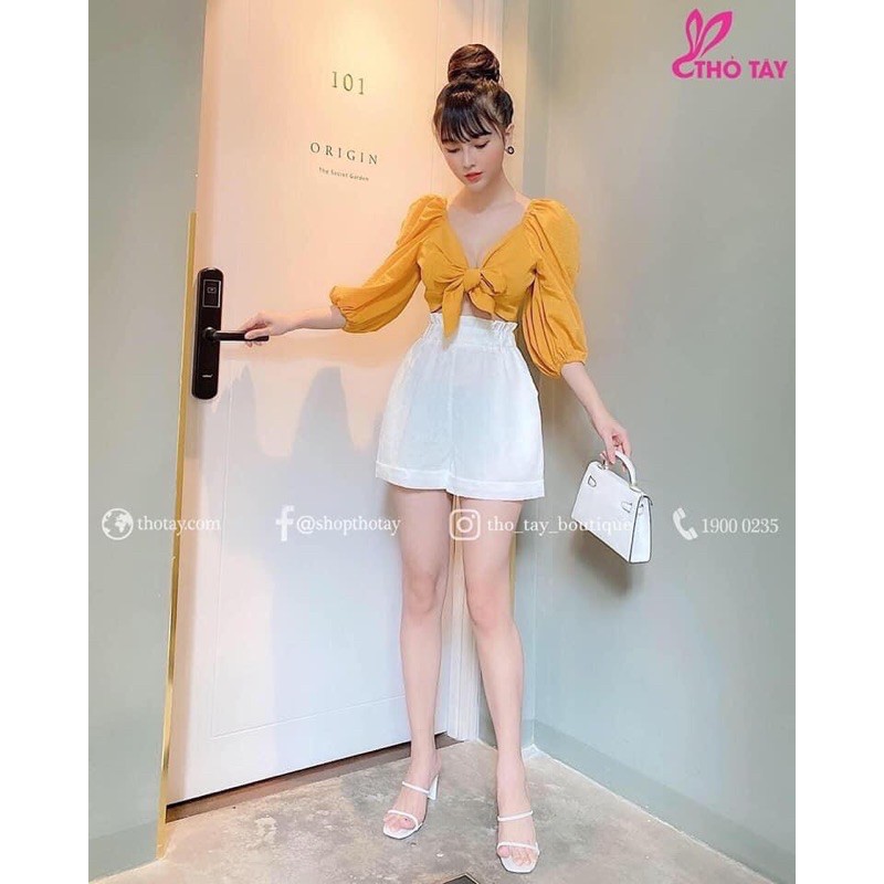 Set áo croptop phối quần lưng cao bigsize, set croptop phối được nhiều kiểu bigsize (55-90kg)