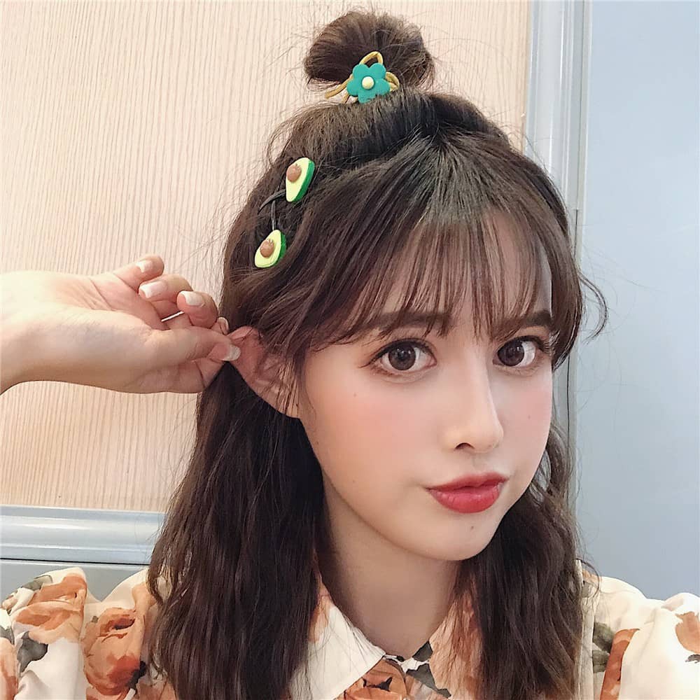 Kẹp tóc quả bơ