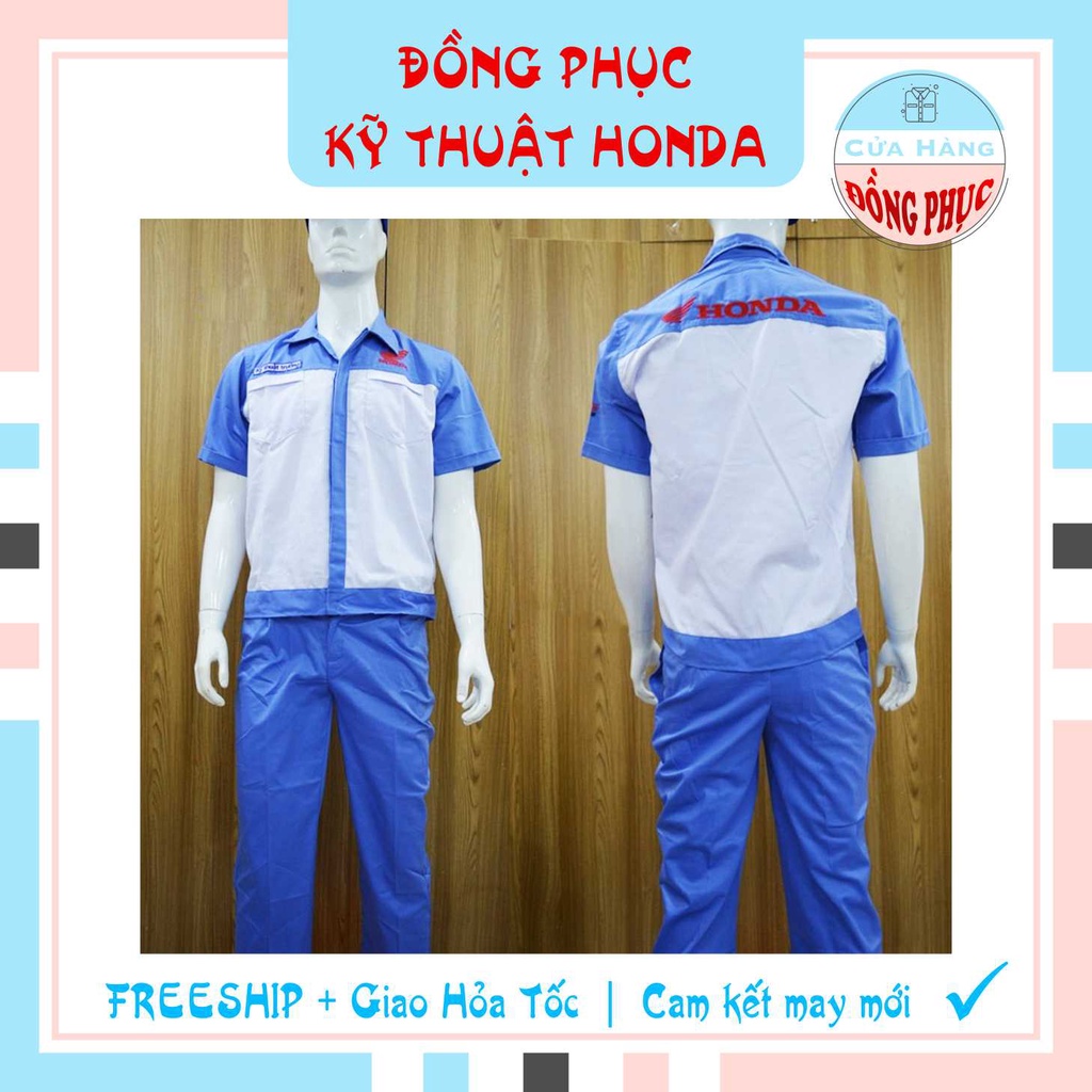 ĐỒNG PHỤC NHÂN VIÊN KỸ THUẬT VIÊN - KỸ THUẬT TRƯỞNG CHÍNH HÃNG HONDA, ĐÚNG CHUẨN CỦA HEAD, Gía sỉ!