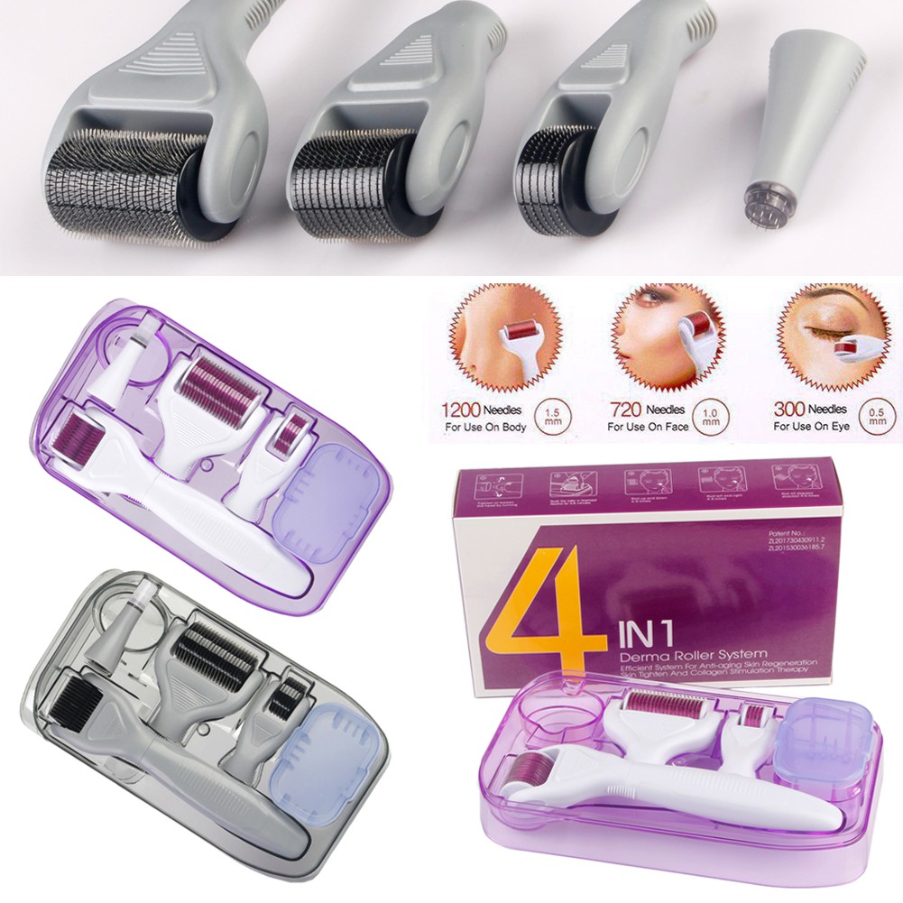 [Hàng mới về] Cây lăn kim 5 trong 1 giúp chăm sóc da giảm nếp nhăn hiệu quả