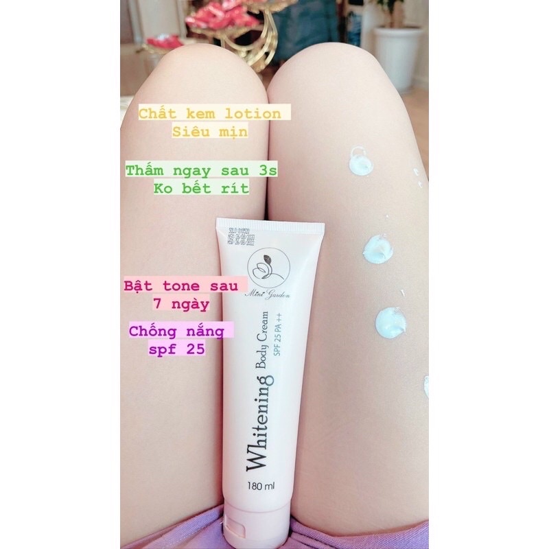 Kem Body dưỡng trắng minigarden( Dưỡng trắng, Chống nắng, bật tone ngay lần đầu sử dụng) | BigBuy360 - bigbuy360.vn