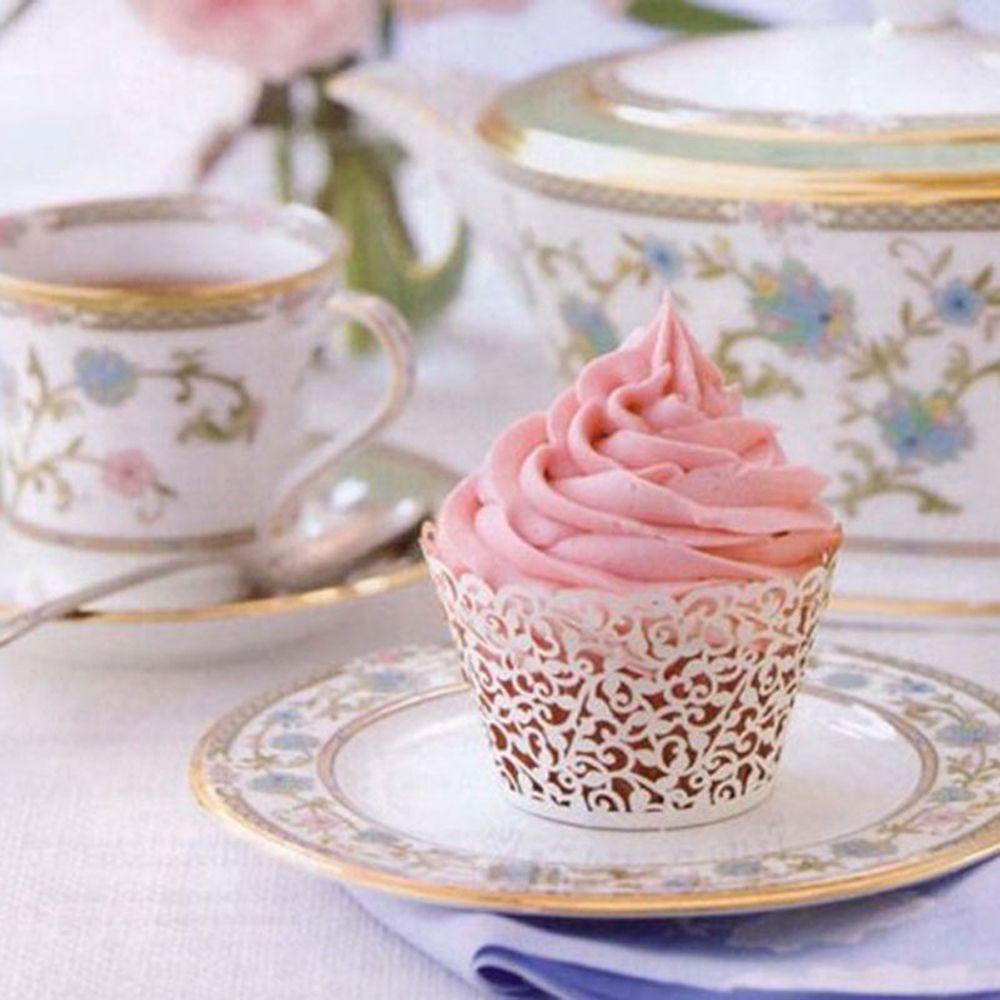SUYO Set 10 / 50 Cốc Giấy Làm Bánh Cupcake Chuyên Dụng
