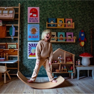 Ván bập bênh Montessori Mipu Joy Rocker Board