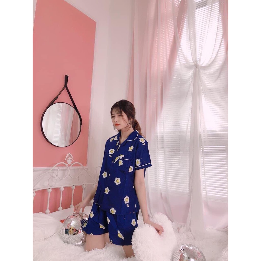 Bộ Pijama cộc đồ ngủ ❤️SIÊU ĐẸP❤️ đồ mặc ở nhà chất kate thái siêu đẹp không nhăn  ྇