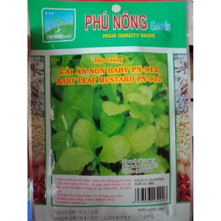 Hạt Giống Cải Ăn Non Phú Nông 20gram