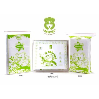 Khăn khô đa năng mipbi (mipi) gói 260g, 600g, 900g