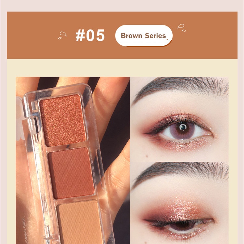 Bảng phấn trang điểm mắt SEVICH 3 màu sắc | BigBuy360 - bigbuy360.vn