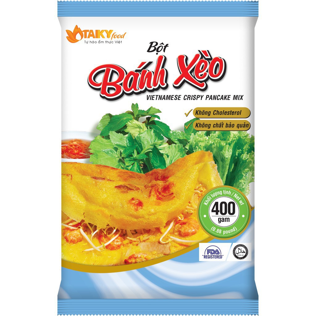 BỘT BÁNH XÈO CỐT DỪA TÀI KÝ 400G