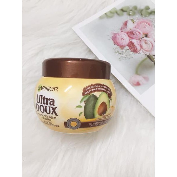 Ủ tóc bơ Garnier Ultra Doux #300ml của Pháp