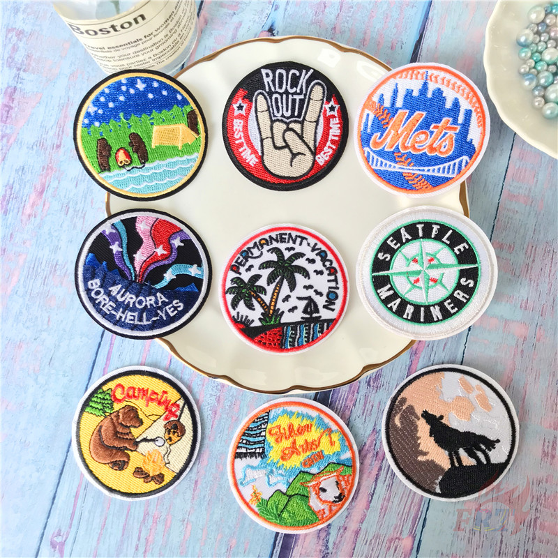 1 Miếng Dán Ủi Quần Áo Hình Rock N 'Roll - Enjoy Your Time 6cm